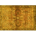 thumbnail image 1 of Ahgly Company Indoor Rectangle Persian Yellow Traditional Area Rugs, 6' x 9', 1 of 4