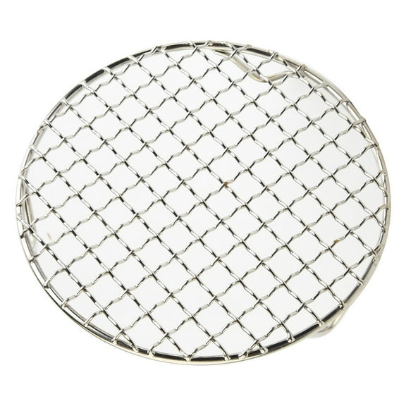 Stainless Steel Round Grill Net With Foot Barbecue BBQ Meshes Wire Oven Grill Sheet Cooling Baking Rack For Camping Hiking