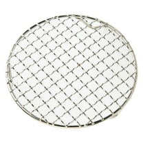 Stainless Steel Round Grill Net With Foot Barbecue BBQ Meshes Wire Oven Grill Sheet Cooling Baking Rack For Camping Hiking