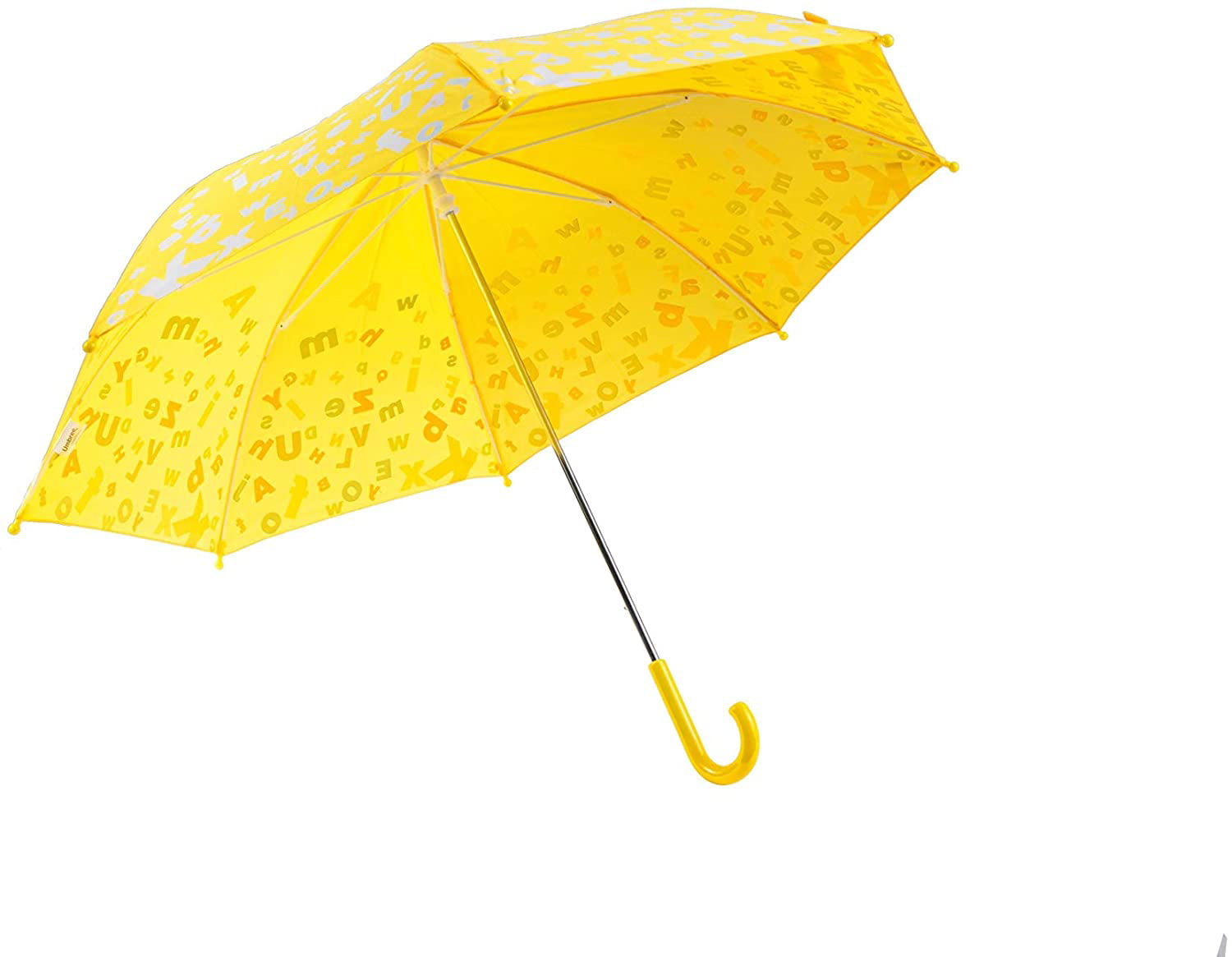 Yellow Lejorain Ultra Tiny Sun Parasol Manual Folding Repellent compact umbrella for kids 