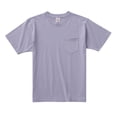 thumbnail image 4 of FRSASU Men's Pocket T-Shirt, Cool & Breathable Cotton Tees, Loose Fit Undershirts for Men Purple, 4 of 9