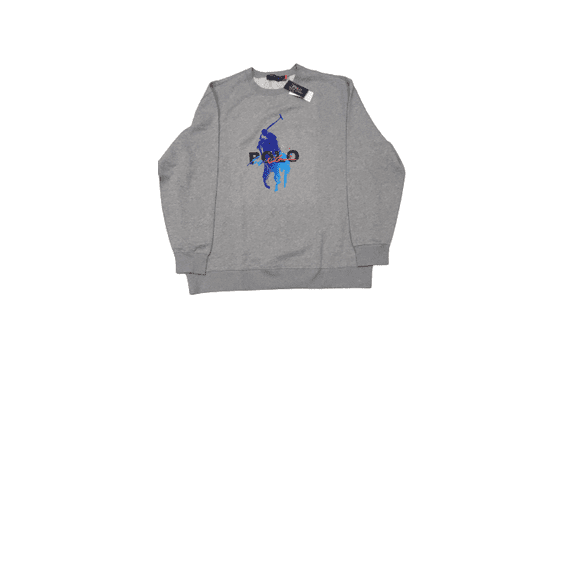 Polo Ralph Lauren Big & Tall Big Tall Grey Pony Polo Signature Sweatshirt, 1XB