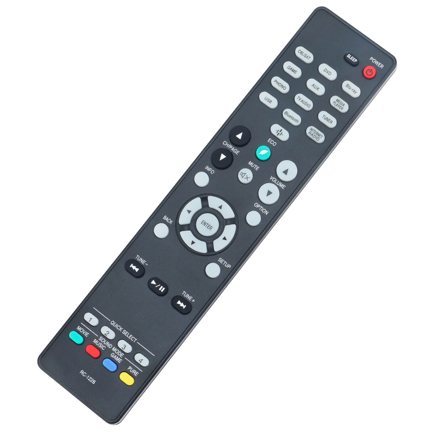 New Remote Control RC1226 for Denon AV Receiver AVRS640H AVRS650H