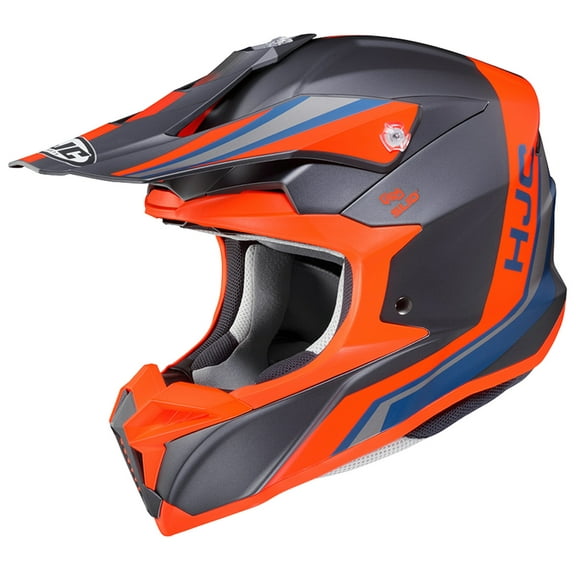 HJC i50 Flux MX Offroad Helmet Orange/Blue XL