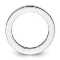 thumbnail image 2 of 14k White Gold Polished Size 8 Channel-set 3 carat Princess Diamond Complete Eternity Band, 2 of 5