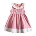 thumbnail image 1 of WRKEKC Robe d'Été pour Filles, Robe Décontractée pour Filles, Robe Sans Manches Unie pour Enfants, Robe Décontractée à Col Rond 0 Ans, 1 of 3