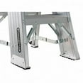 thumbnail image 4 of 2 Steps, Aluminum Step Stand, 375 lb. Load Capacity, Silver, Standards: ANSI, 4 of 5