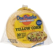 Don Pancho Miaz Dorado Yellow Corn Tortilla 5.25", 25 oz, 30 Count