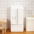 NIBOLOG Mini Refrigerator Double Door Design 1/12 Scale Kitchen Scene