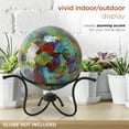 thumbnail image 6 of Alpine Corporation 12" x 9" Metal Gazing Globe Display Stand, Black, 6 of 14