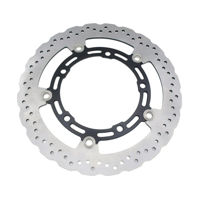 Disco de freno de motocicleta,Rotor de disco de freno delantero de motocicleta de metal,Accesorio de motocicleta Disco de freno delantero,Reemplazar directamente las piezas Fácil de