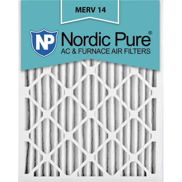 Nordic Pure 20x24x2M14-3 Pleated MERV 14 Air Filters, 20 x 24 x 2 in. - Pack of 3