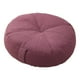 thumbnail image 3 of Cojín de suelo redondo decorativo premium, pequeño, para yoga, sofá cama Violeta, 3 of 9