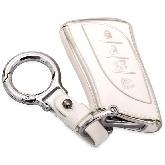 for Lexus Key Fob Cover Full Protection Key Case with Keychain Fit for 2018-2025 ES250 ES350 UX200T NX300h RX450h GX550 TX350 LX600 LS500 LC500h