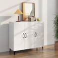 thumbnail image 1 of vidaXL Sideboard White 90x34x80 cm Engineered Wood, 1 of 5