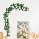 thumbnail image 4 of Guirnalda de flores artificiales con hojas verdes para colgar en interiores y exteriores, para pared, hogar, habitación, jardín, boda, verano, porche, terraza, balcón., 4 of 6