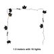 thumbnail image 3 of RKSTN halloween decroations Halloween Decorations Lighted Fall Garland Total 20Ft 50 LED, Fall Decorations Halloween Thanksgiving Decor Maple Leaves String Lights For Indoor Room, 3 of 6