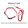 thumbnail image 2 of WHAMVOX 1Set Christmas Pet Leash Collar Set with Adjustable Red Nylon Collar and Matching Rope, 2 of 8