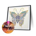 thumbnail image 2 of Pintura de diamante 5D DIY Kit de decoración de mariposa de taladro en forma especial parcial (K198) FLhrweasw Nuevo, 2 of 9
