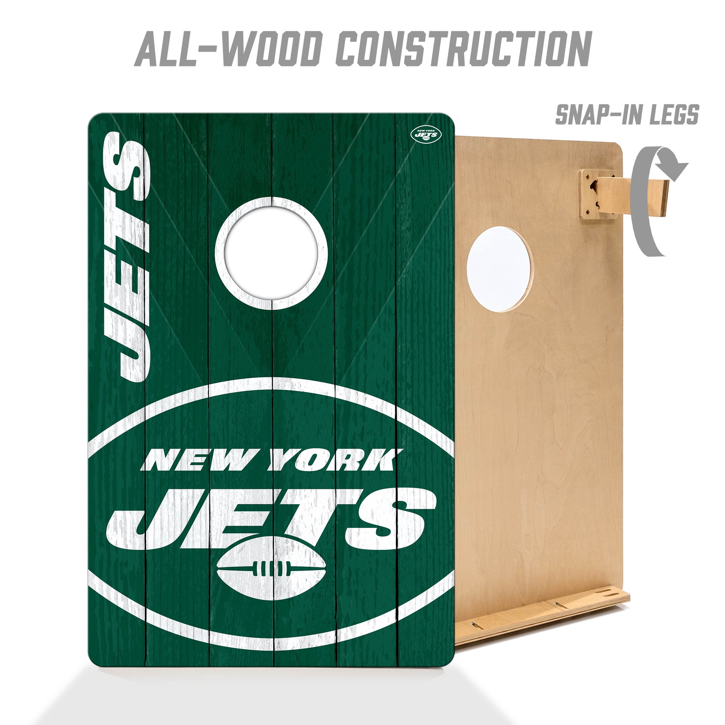YouTheFan NFL New York Jets 2' x 3' Cornhole Game