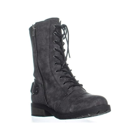 combat boots canvas