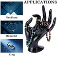 thumbnail image 5 of 1 pc Hand Ring Holder Jewelry Display Holder OK Shape Hand Bracelet Holder Jewelry Stand Watch Stand Wedding Ring Jewelry Showcase Display for Home Retail Organization, 5 of 9