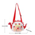thumbnail image 3 of TheFound Children's Mesh Shell Bags Cartoon Dinosaur Shaped Beach Bags, Swimming Pool Toys Storage Bag, 3 of 8