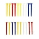 thumbnail image 1 of Juego de 20 camisetas de plástico duraderas para golf de 2 pulgadas (colores azul / rojo / amarillo / blanco enviados al azar) Soledad Tees de golf, 1 of 10
