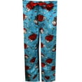 thumbnail image 1 of MJC Mens Peanuts Snoopy Light Blue Plush Christmas Lounge Pant (X-Large), 1 of 3