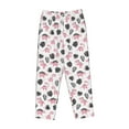 thumbnail image 6 of Uemuo Cute Dinosaur Pattern Women's Wide Leg Palazzo Lounge Pants with Pockets Light Weight Loose Comfy Casual Pajama Pants-XX-Large, 6 of 9