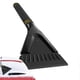 thumbnail image 1 of Auto ice scraper for car windows with nonslip grip, sponge grip, stepped teeth, black, 1 of 5