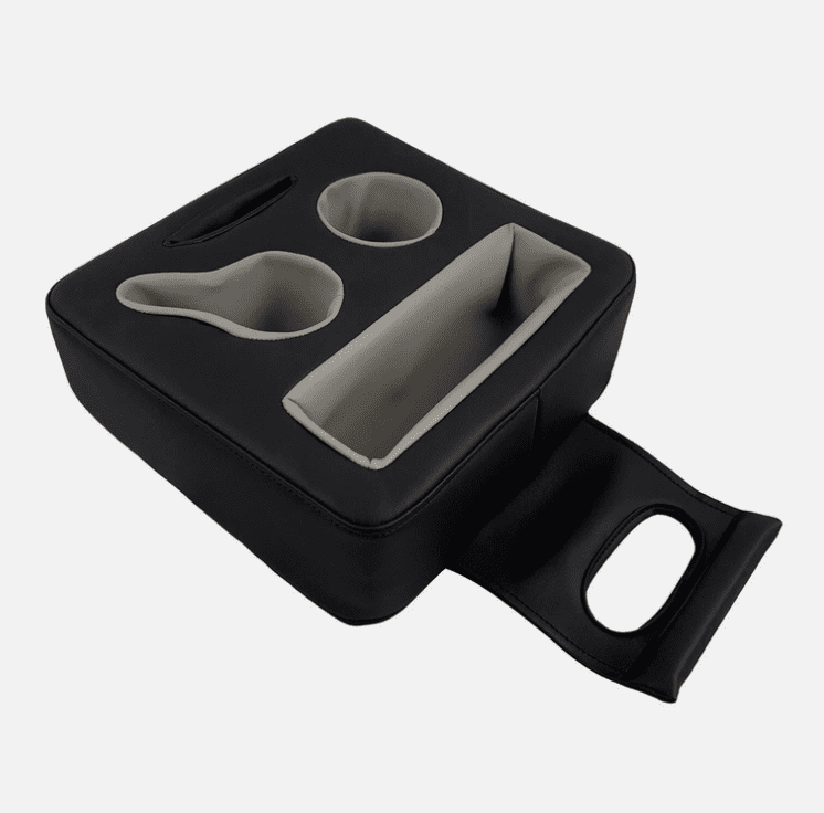 Couch Drink Cup Holder Sofa Tray Bed Car Black Bedroom Tray Holds Drinks, Snacks