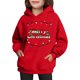 thumbnail image 4 of Sudadera con capucha para niñas y niños, sudadera de manga larga con cuello redondo y estampado de moda, jersey con bolsillo, sudadera de poliéster para niñas, 4 of 8