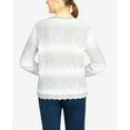 thumbnail image 5 of Alfred Dunner Womens Plus-Size  Casual Ombre Lightweight Sweater, 5 of 6