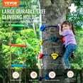 thumbnail image 2 of VEVOR Ninja Tree Climbing Kit 12 Climbing Holds 6 Ratchet Straps Climbing Ladder, 2 of 9