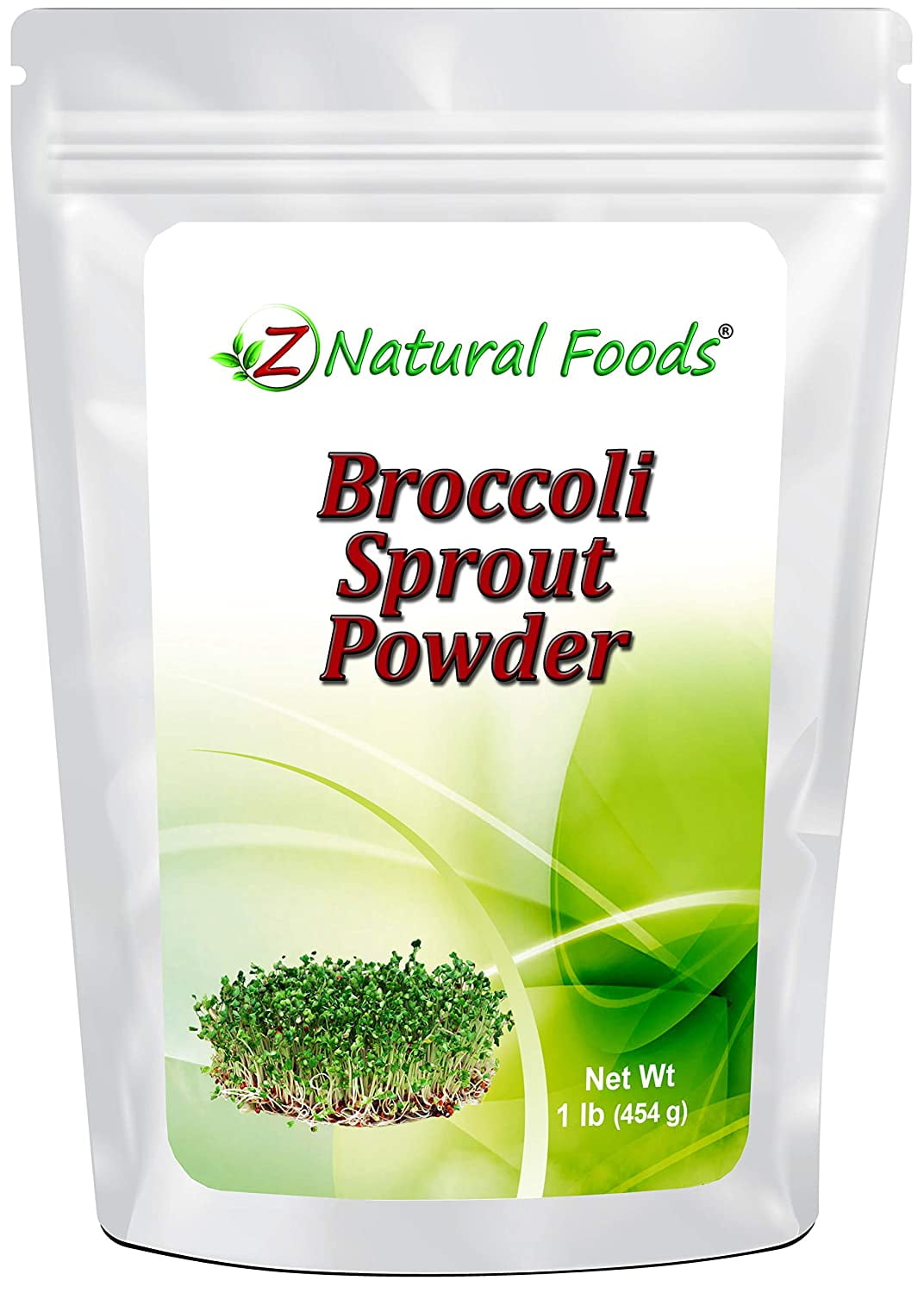 Z Natural Foods Broccoli Sprout Powder, Superfood Supplement Powder, 1