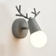 thumbnail image 3 of Cateissary Lámpara colgante LED con soporte Madera Vintage Moderna Cabecera Escalera Luces de pared Dormitorio Pasillo Pasillo para el hogar Iluminación y accesorios Gris, 3 of 6