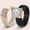 Nude and Black Rose Gold, variant on Set Silicone Ring – 8×8 mm Princess Cut CZ | Patented Design - GlowStone Collection