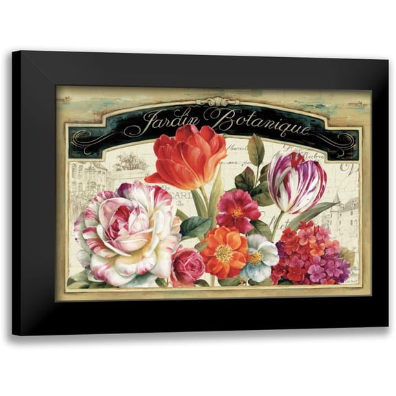 Audit, Lisa 14x11 Black Modern Framed Museum Art Print Titled - Garden View I