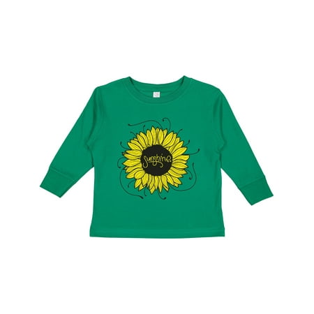 

Inktastic Sunshine Featuring a Yellow Sunflower Gift Toddler Boy or Toddler Girl Long Sleeve T-Shirt