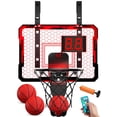 thumbnail image 1 of Indoor Basketball Hoop QDRAGON Over The Door w/ LED Lights, 1 of 9