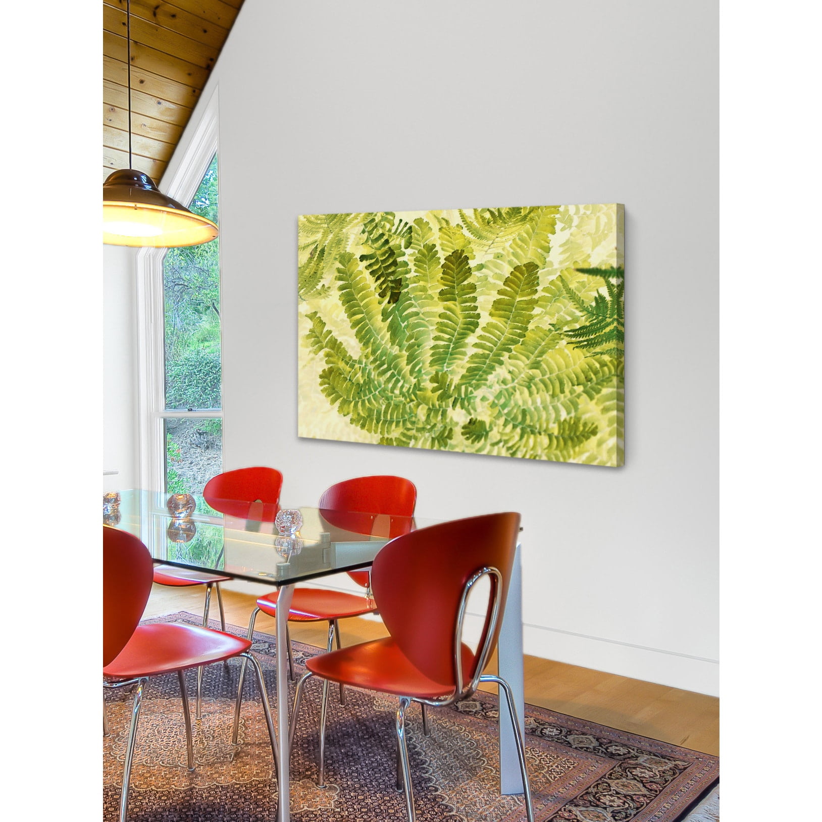 "Fern Fantasy I" Painting Print on Wrapped Canvas