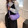 thumbnail image 3 of Bolso Hombro para Axilas para Mujer Correa Hombro Ajustable Bolso PU (púrpura), 3 of 9