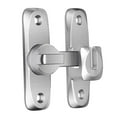 thumbnail image 2 of Cerradura para puerta corrediza de granero, pestillo de puerta de habitación de aleación de zinc, cerraduras para puerta de pantalla para Plata, 2 of 9