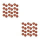thumbnail image 4 of Advancent 50 piezas botón hueco Color sólido decorativo DIY reemplazo viento abrigo chaqueta camisa tejido sujetador Snap café rojo 2Conjunto, 4 of 6