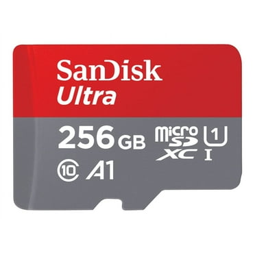 SanDisk Ultra 256GB microSDXC UHS-I Flash Memory Card with Adapter