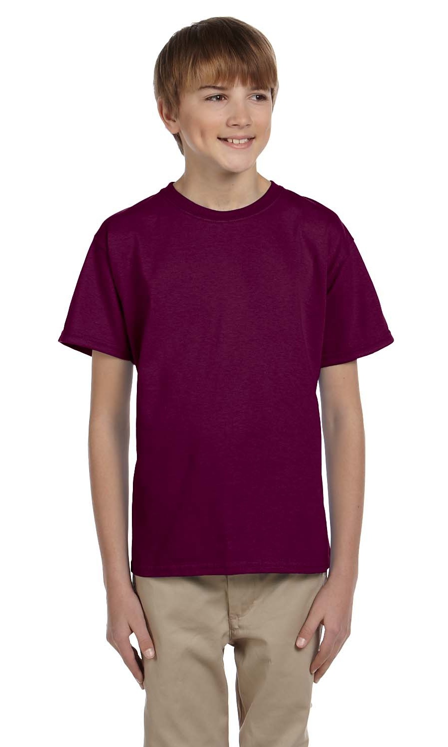 burgundy gildan t shirt