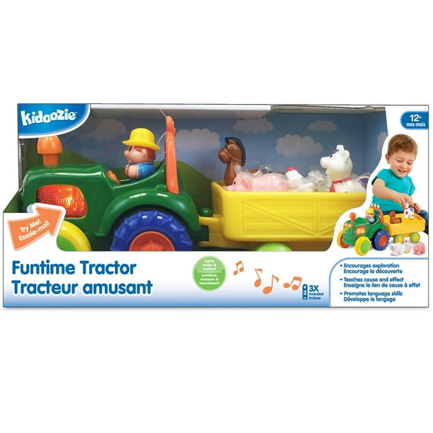 Kidoozie Funtime Tractor - Kindergarten Play Vehicles - Walmart
