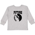 thumbnail image 3 of Inktastic Climbing Future Climber Boys or Girls Long Sleeve Toddler T-Shirt, 3 of 5