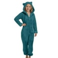 thumbnail image 4 of Blekii Girls Fleece Zip up Jumpsuit, Girls Fleece Zip up Jumpsuit, Hooded One-Piece Winter Clothes for Kids 5-14 Years, Warm Play Wear Hooded One-Piece Winter Clothes Winter Play, Outdoor, 4 of 5